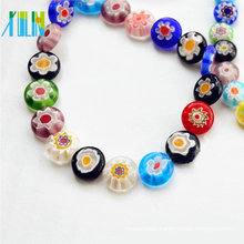 wholesale gemstone sale flat square millefiori glass beads